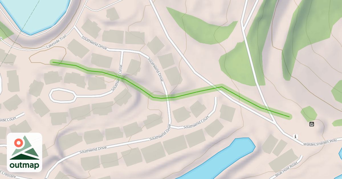 Map of Southwind Village Trail