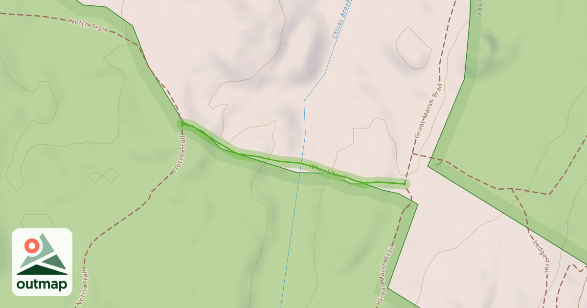Map of Wheel Trail