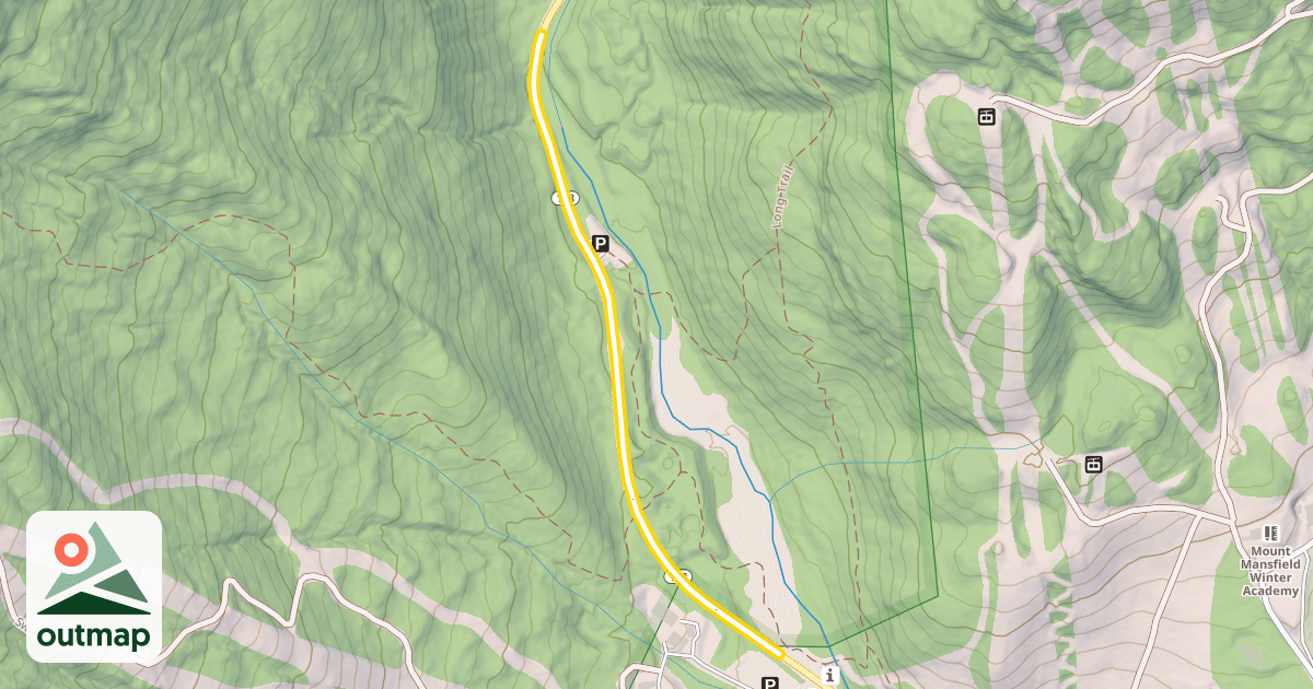 Map of Mountain Road