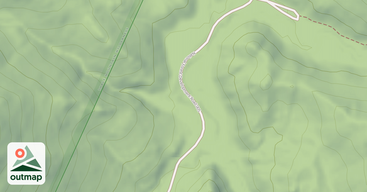 Map of BARLEY CREEK CG LOOP C