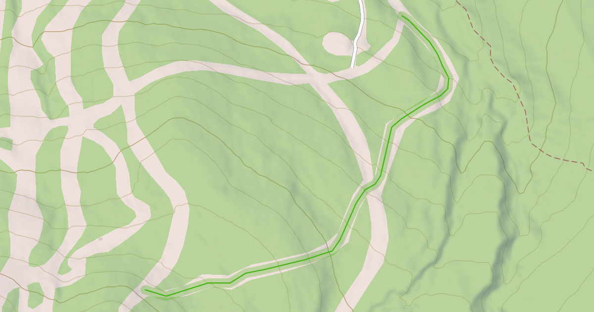 Map preview of Upper Stub's Trail