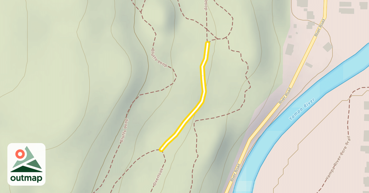Map of Bluffs Loop