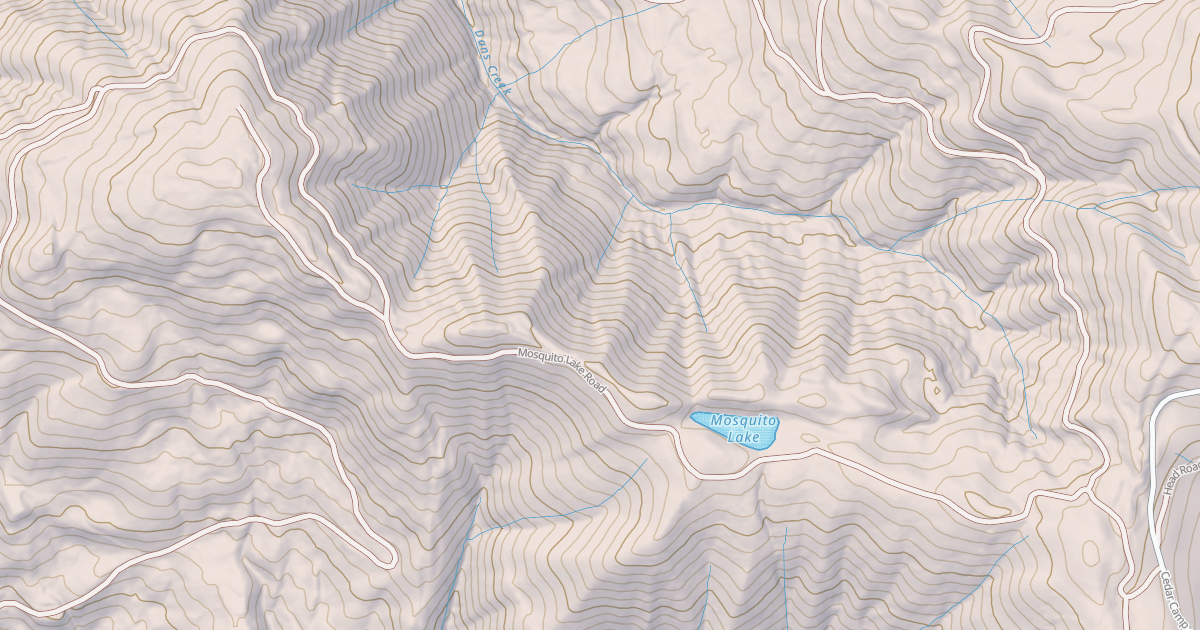 Map preview of MOSQUITO LAKE