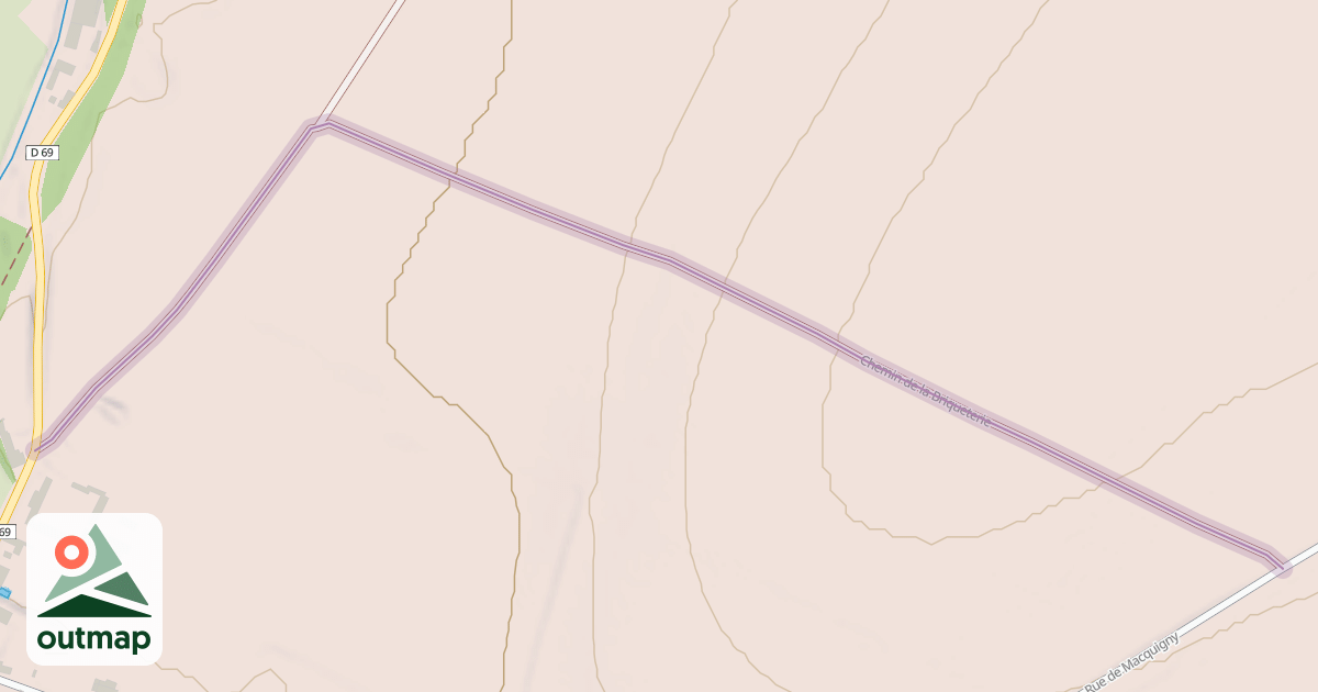 Map of Chemin de la Briqueterie