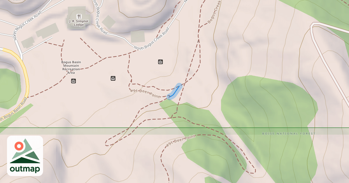 Map of #91 Deer Point
