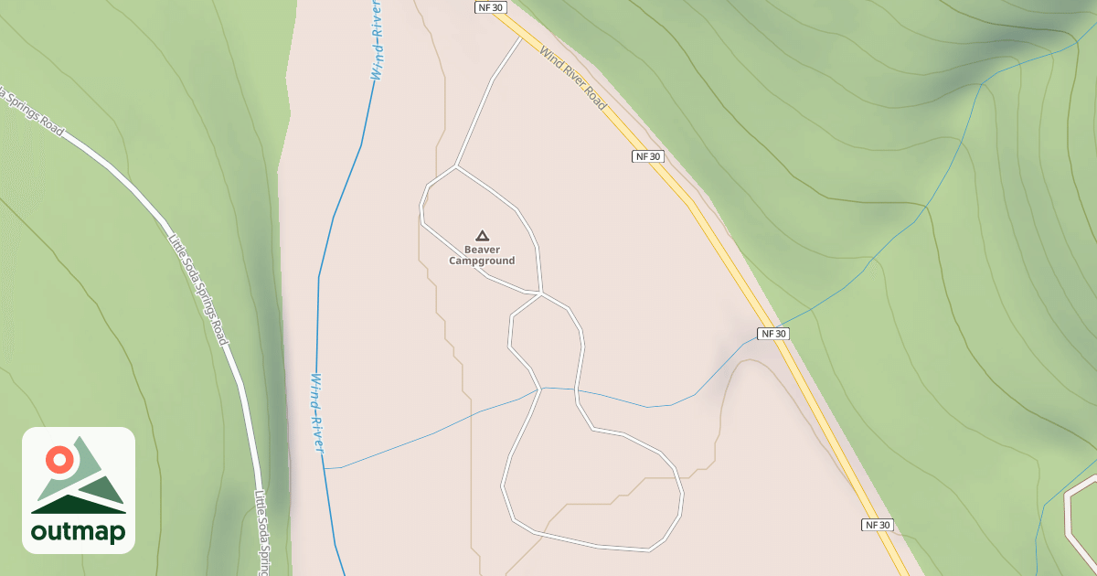 Map of BEAVER C.G.