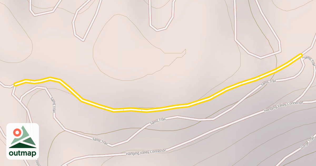 Map of Hanging Valley Connector