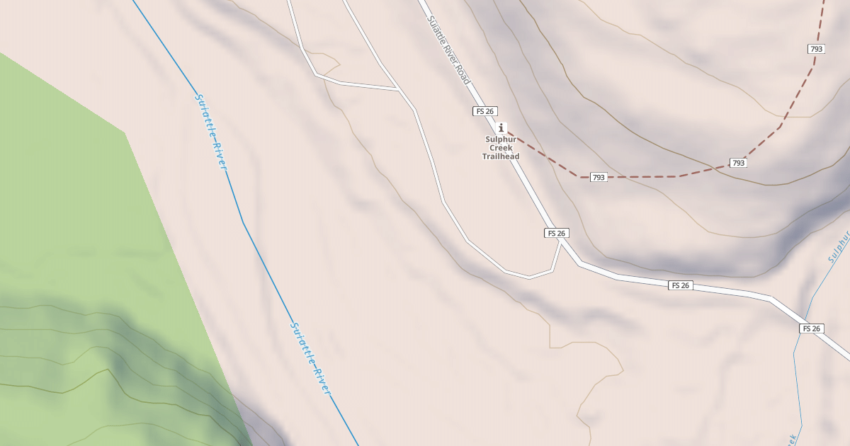 Map preview of SULPHUR CR CG