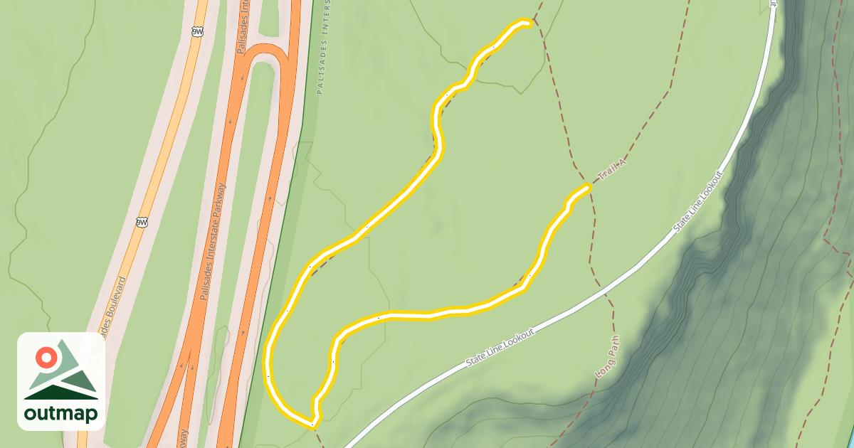 Map of Trail B