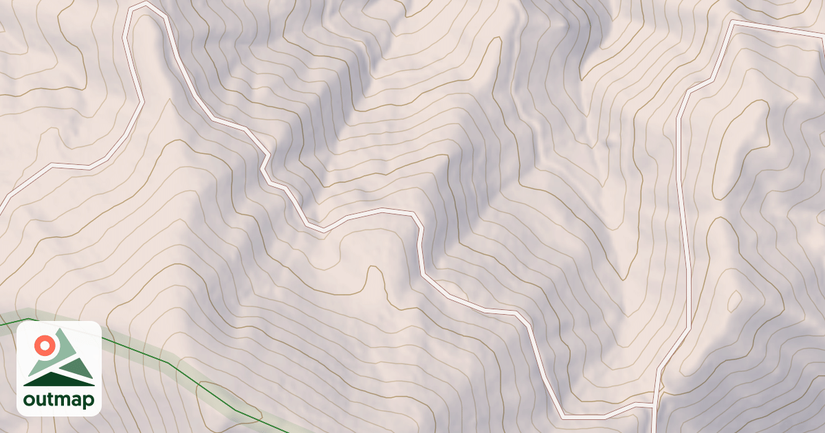 Map of LOG CHUTE GULCH SPUR A