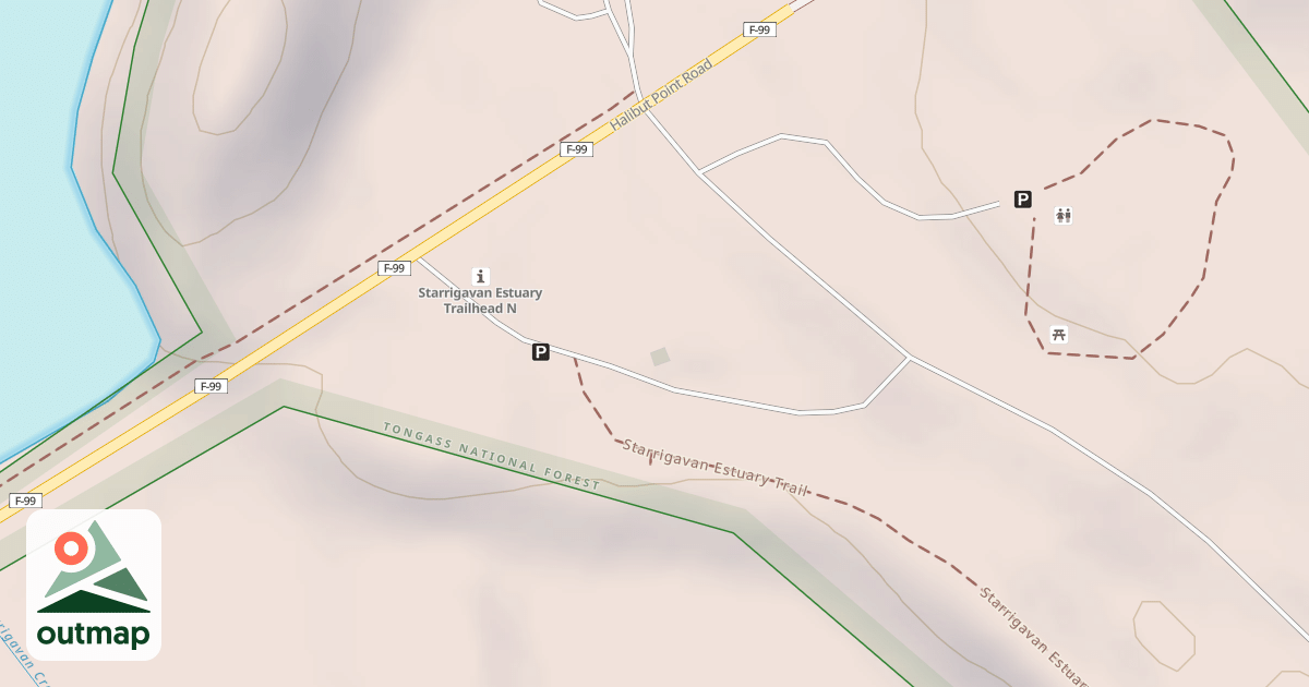 Map of STARRIGAVAN ESTUARY LIFE PK