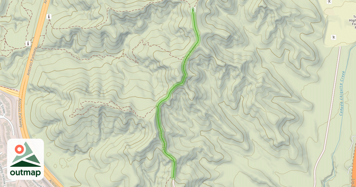 Map of Ladera Ridge