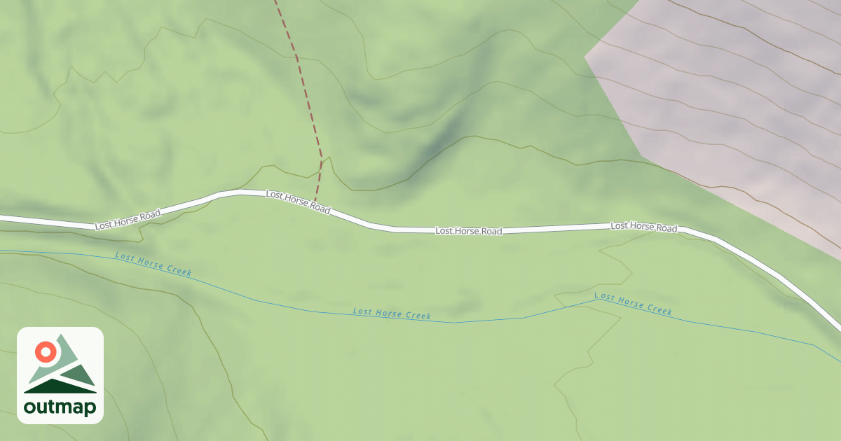 Map of (FDR) LOST HORSE