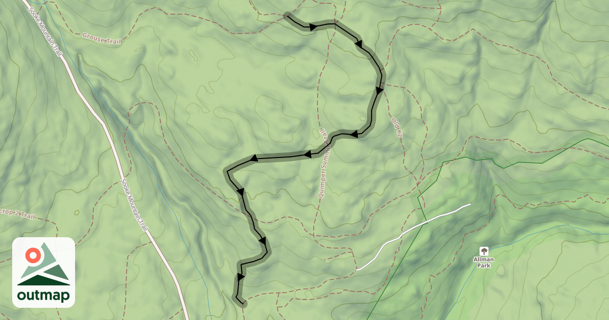 Map of Bracken Trail / 3 Bears