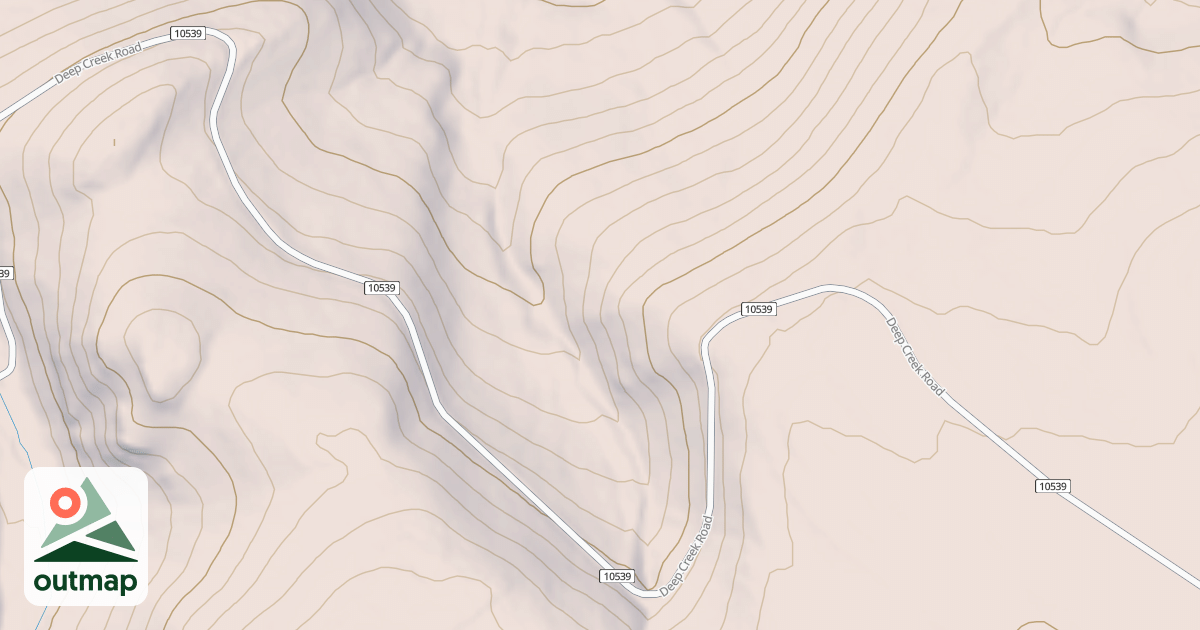 Map of DEEP CREEK