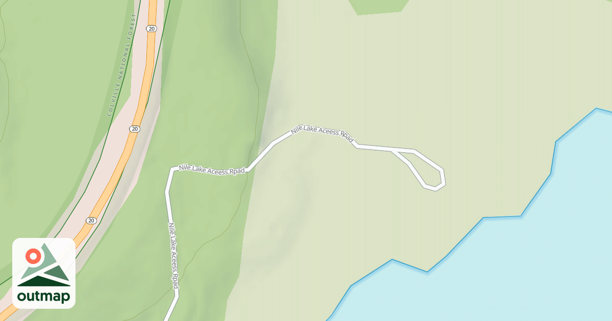 Map of NILE LAKE