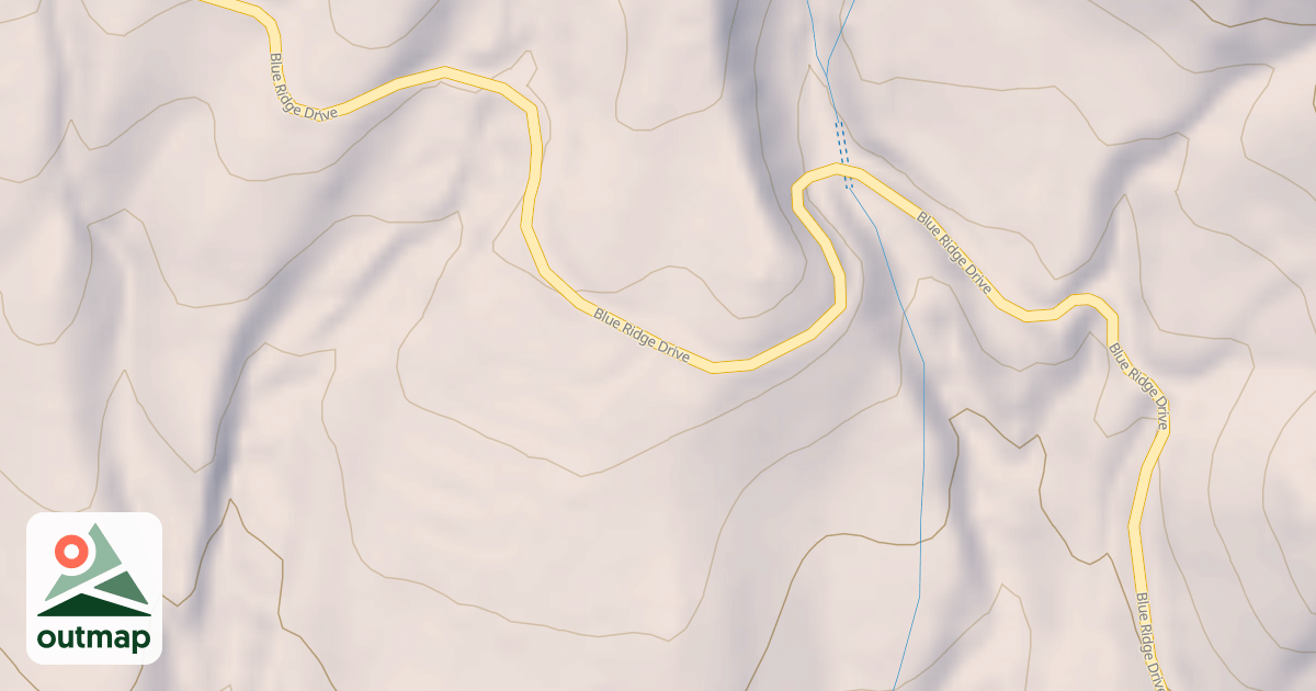 Map of BACKBONE CREEK