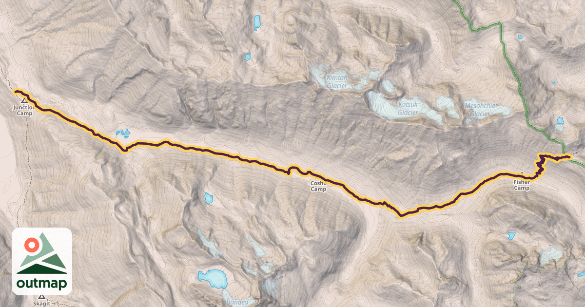 Map of Fisher Creek Trail