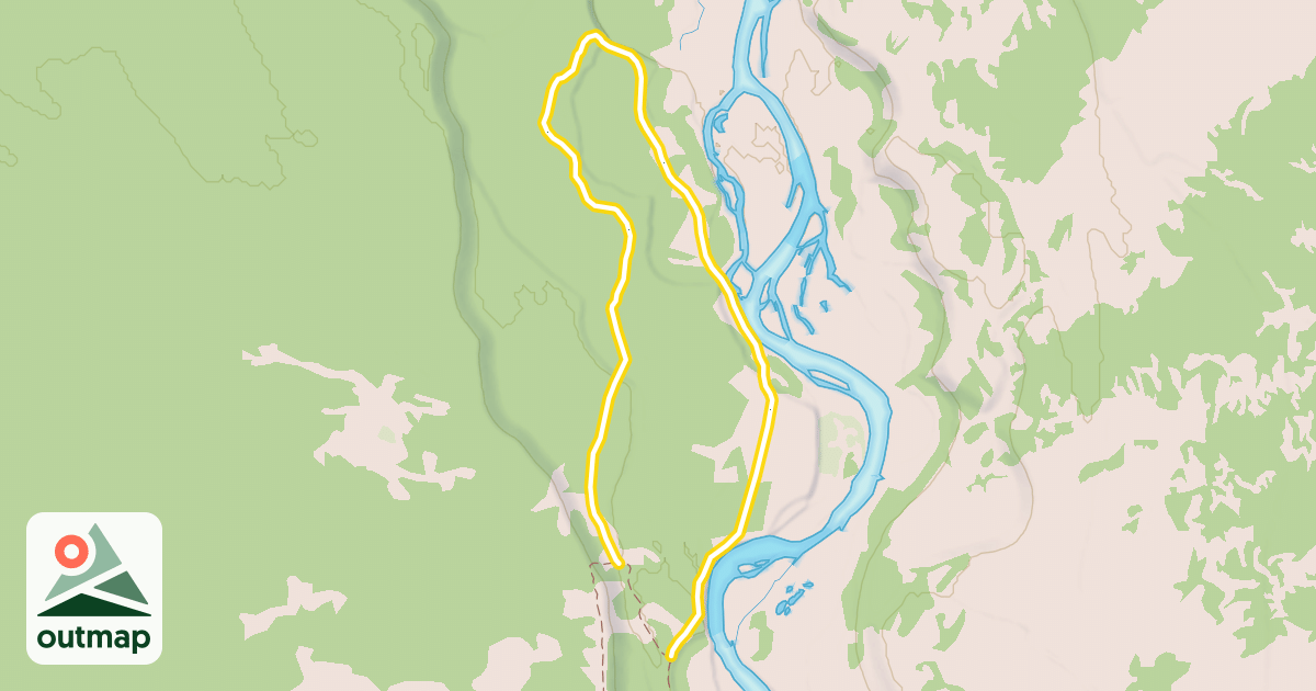 Map of Down River Loop