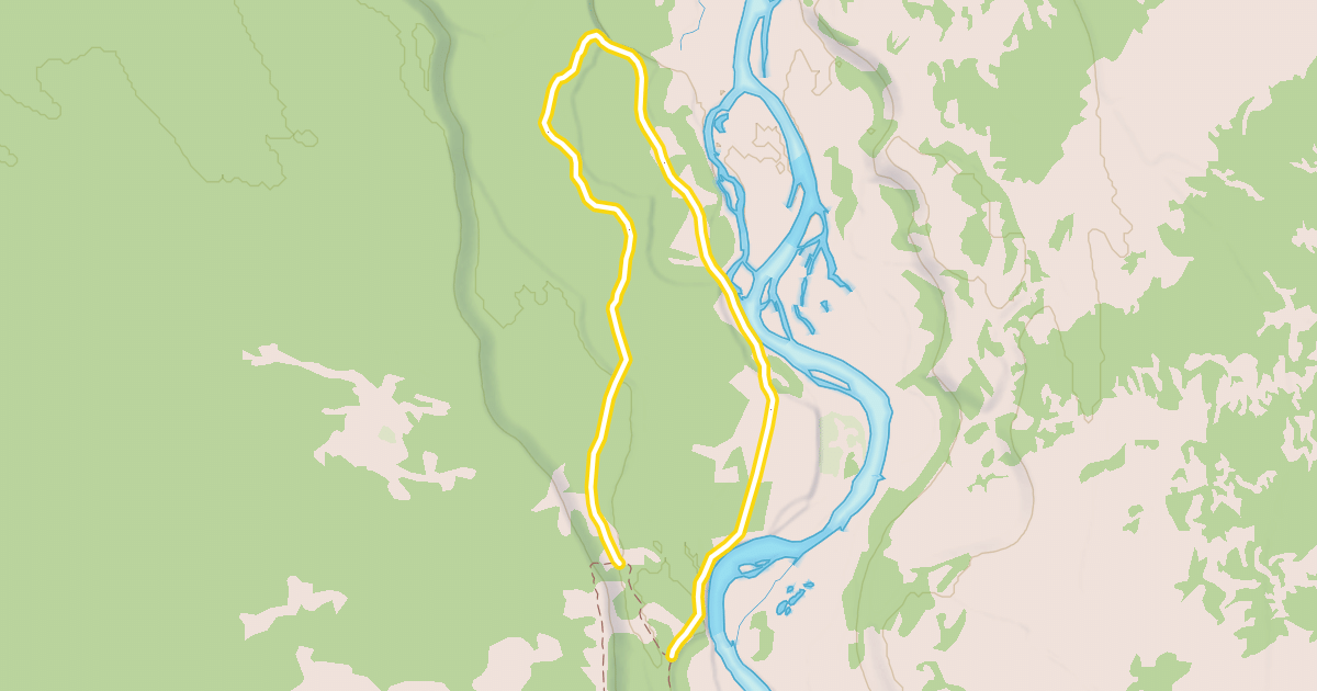 Map preview of Down River Loop