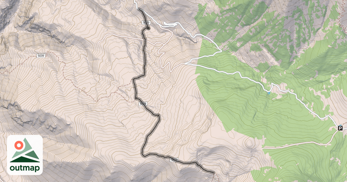Map of South Mountain Trail
