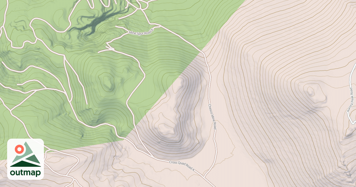 Map of CHESCO MINE ROAD
