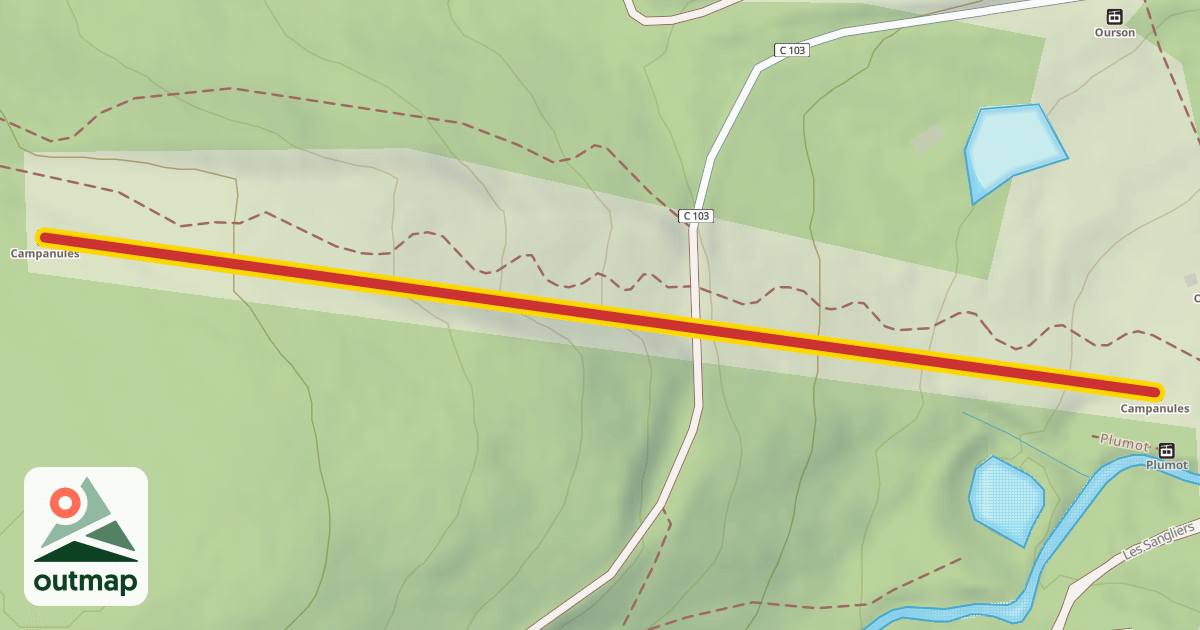 Map of Campanules