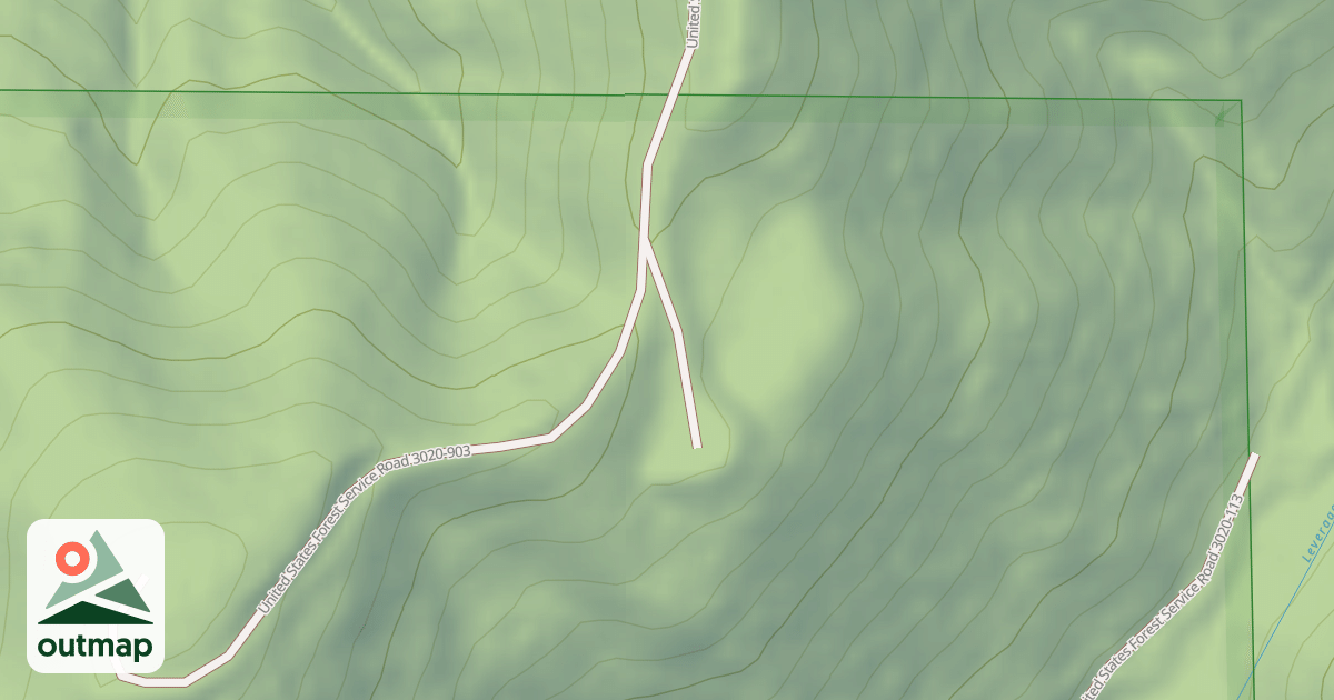 Map of USFS Motor Vehicle Use Map Roads {276F8A63-5270-4535-A096-269E9B94A0E4}