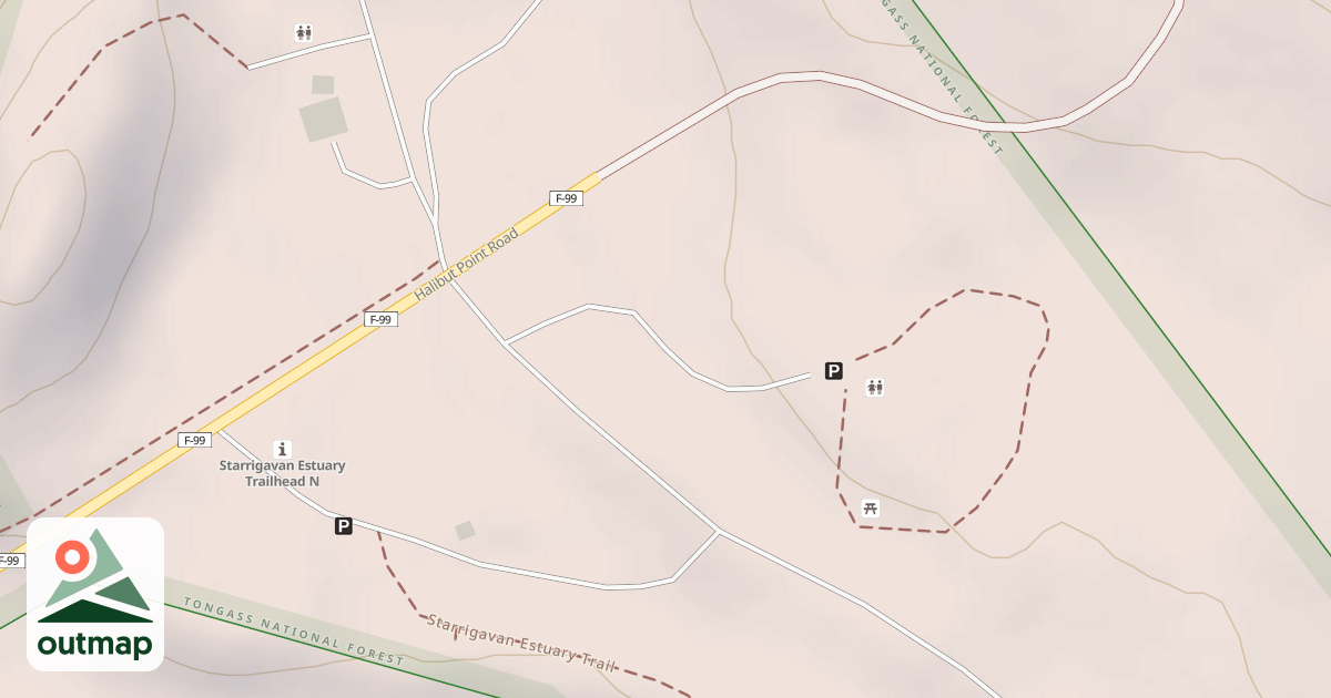 Map of STARRIGAVAN BACKPACKER LOOP