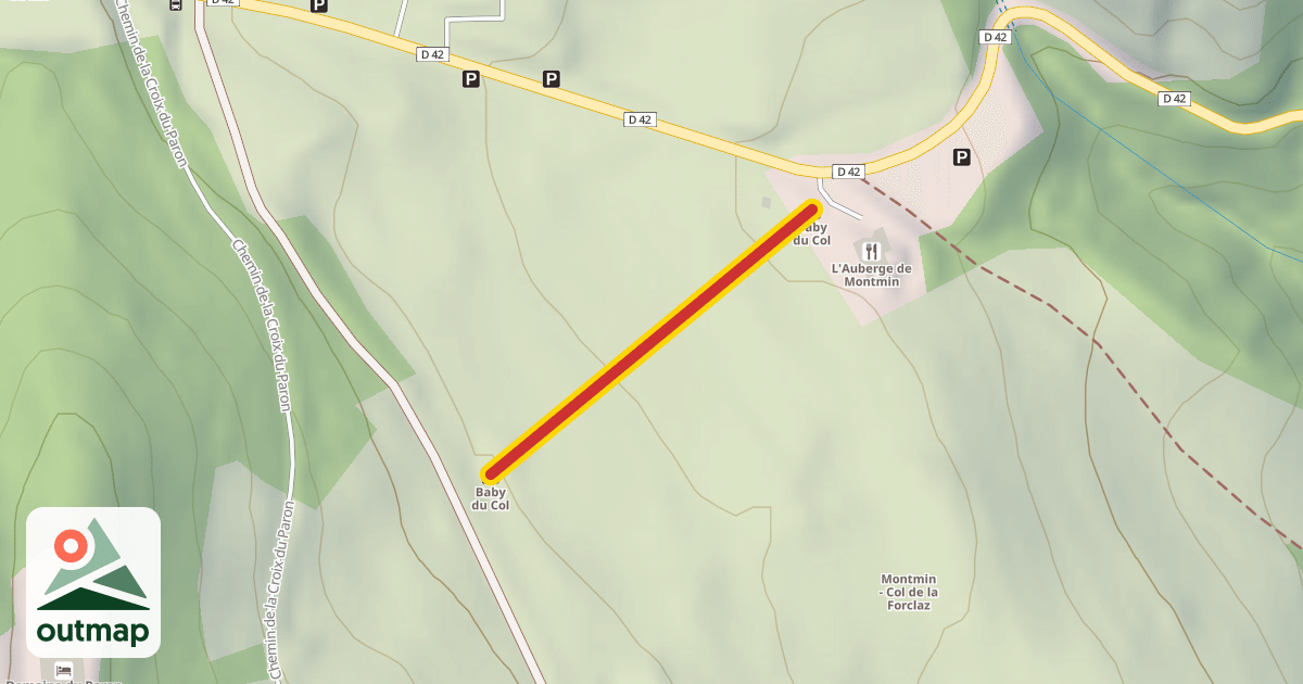 Map of Baby du Col