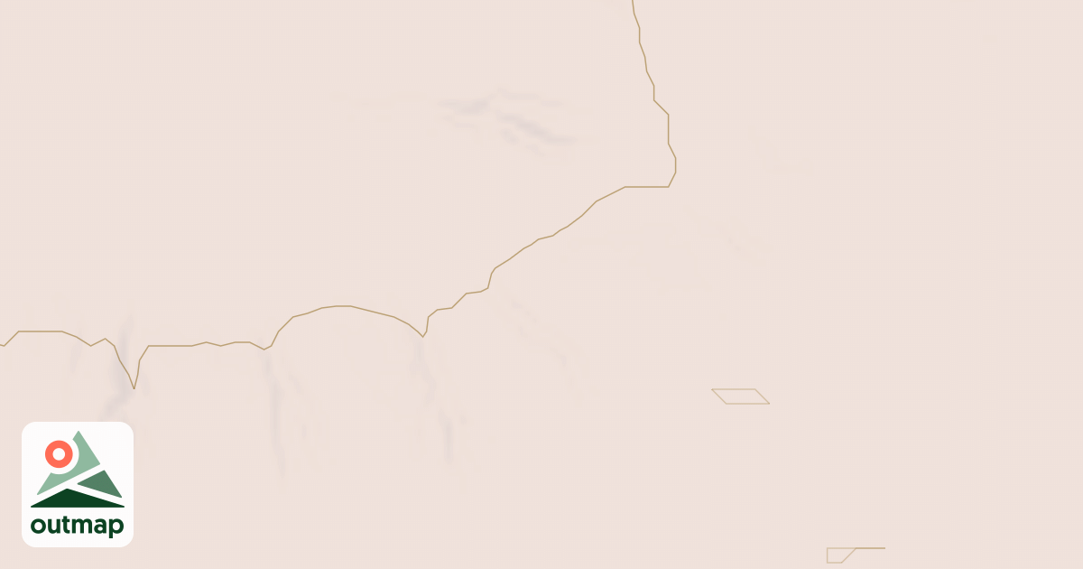 Map of Hackberry Trail System - South Shugart Trails