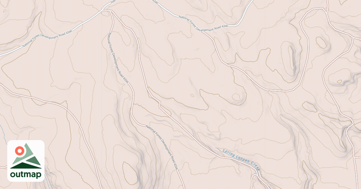 Map of USFS National Forest System Roads {0D8CD8FC-89AD-48D4-94A4-69ED1ED27479}