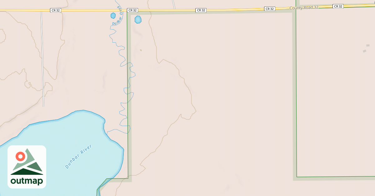 Map of DUNBAR LAKE BOAT ACCESS