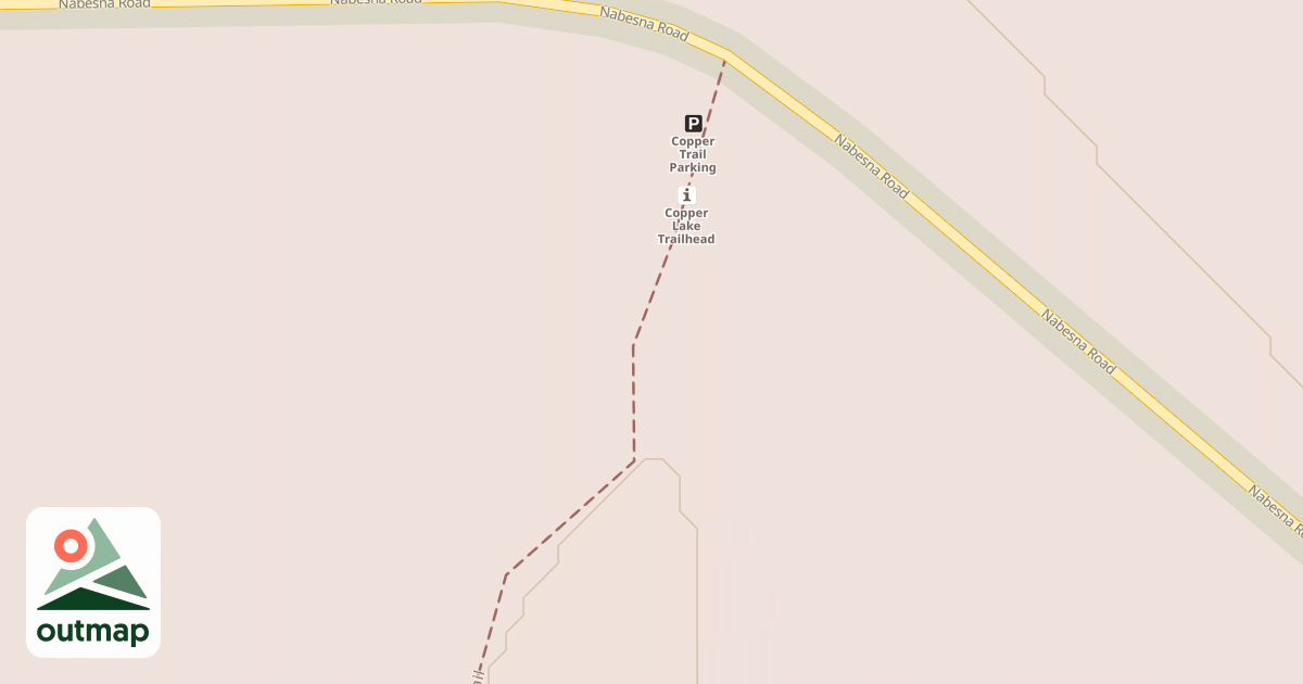 Map of Copper Lake Trail