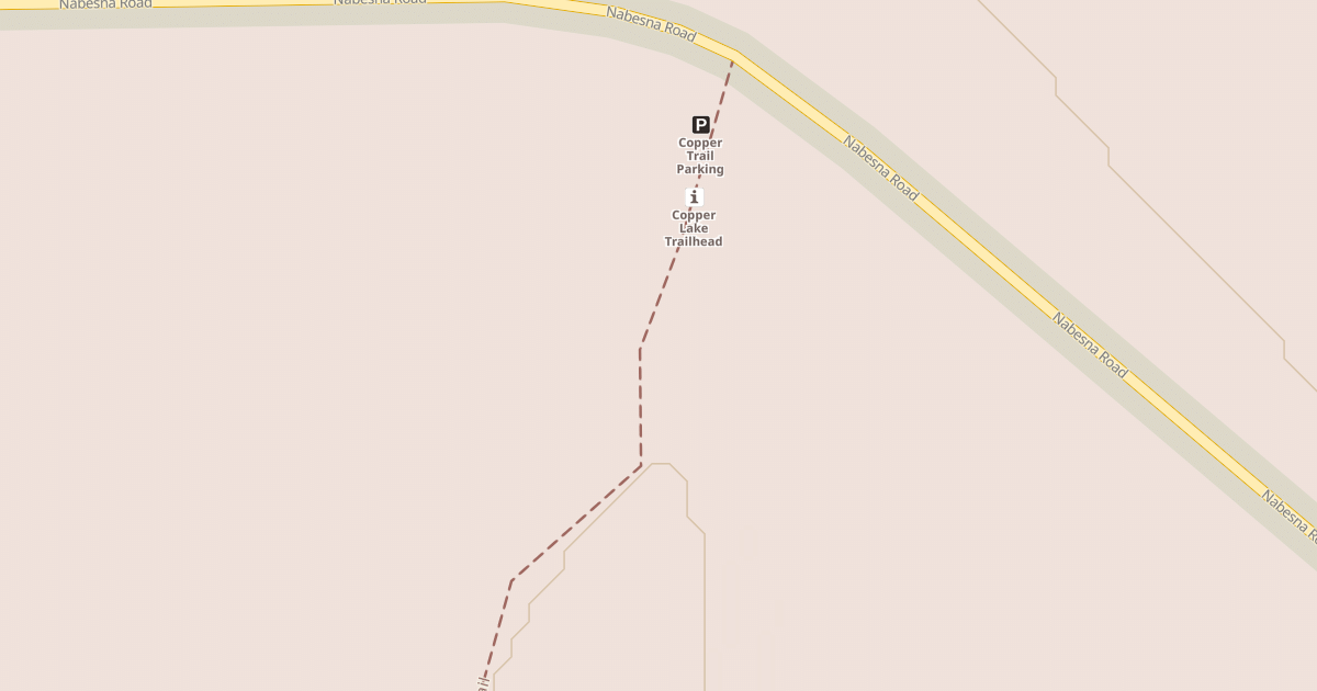 Map preview of Copper Lake Trail