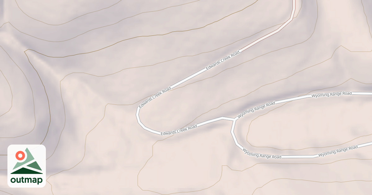Map of EDWARDS CREEK