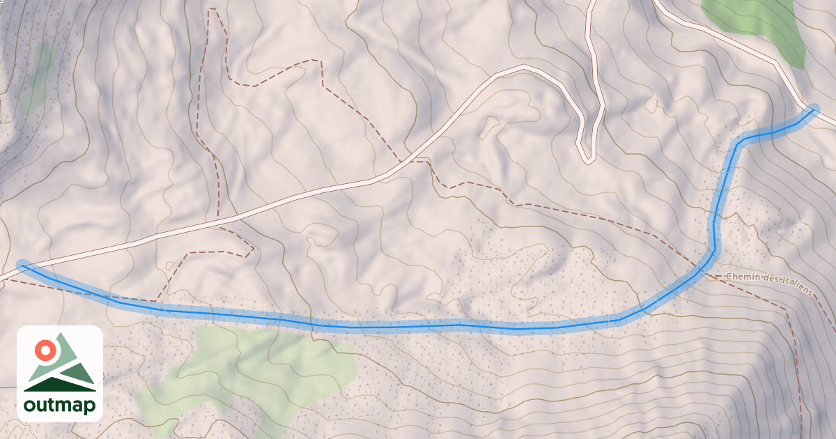 Map of Bartavelle Haut