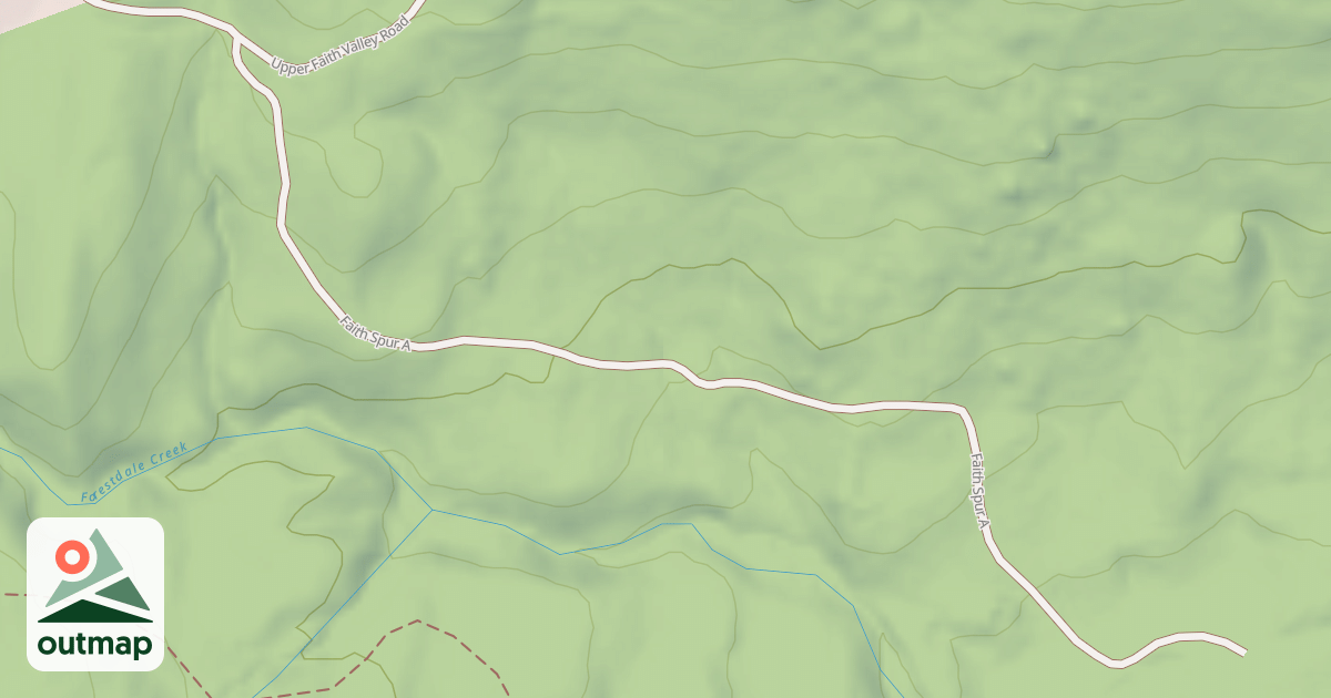 Map of FAITH SPUR A