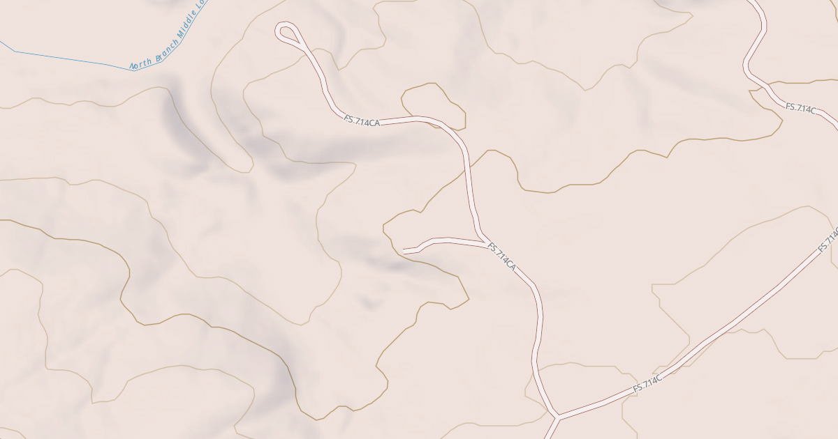 Map preview of DUCK POND SPUR