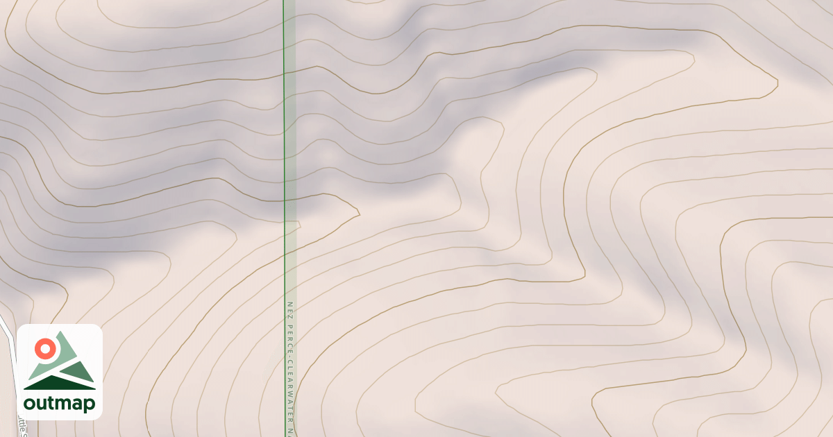 Map of HYAAK CREEK