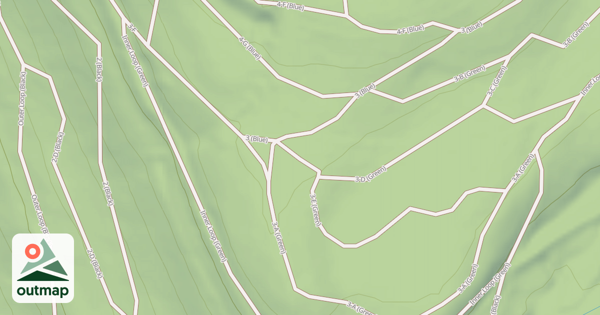 Map of Rock Run ATV Trails