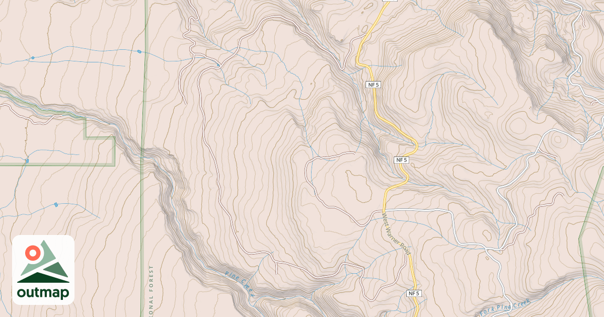 Map of FITZHUGH STATION N