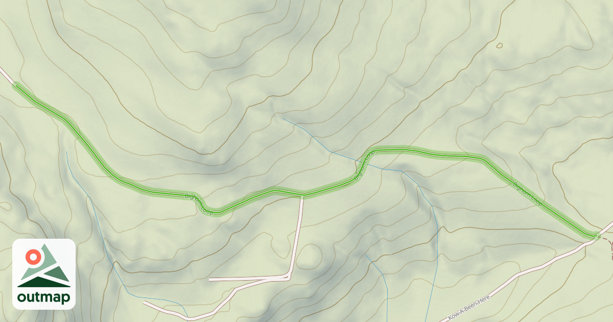 Map of Bighorn Loop
