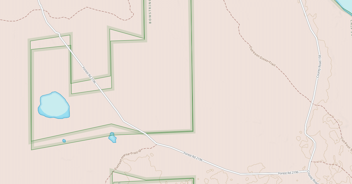 Map preview of Cutfoot Horse Trail I