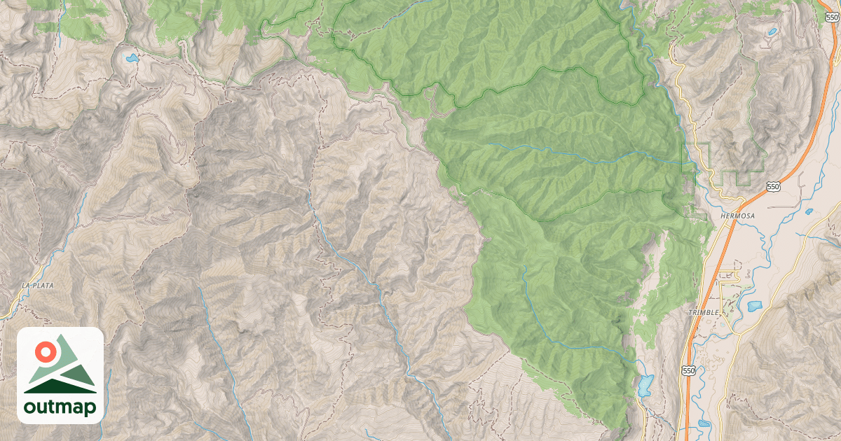 Map of JUNCTION CRK (CR 204)