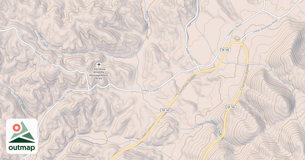 Map of CITICO CREEK SOUTH
