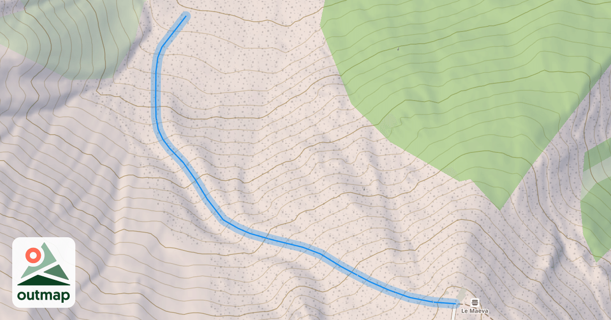 Map of Ciavalet