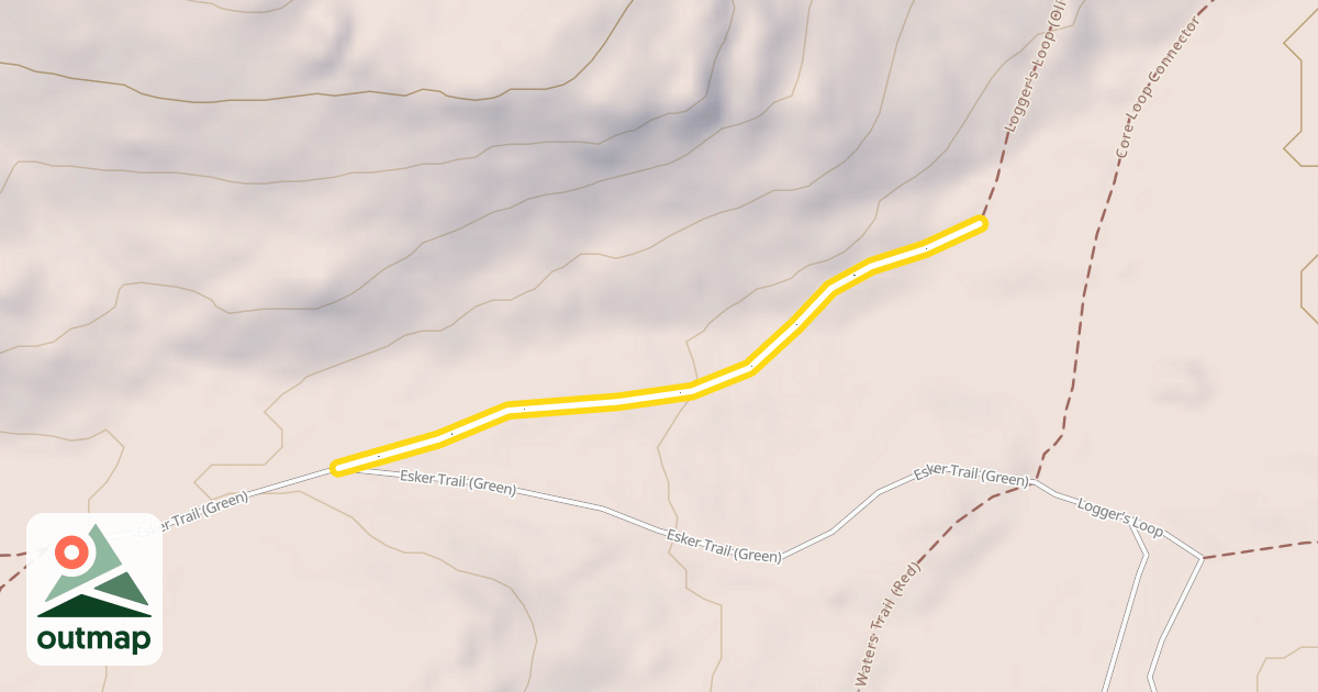 Map of Logger's Loop (Olive)
