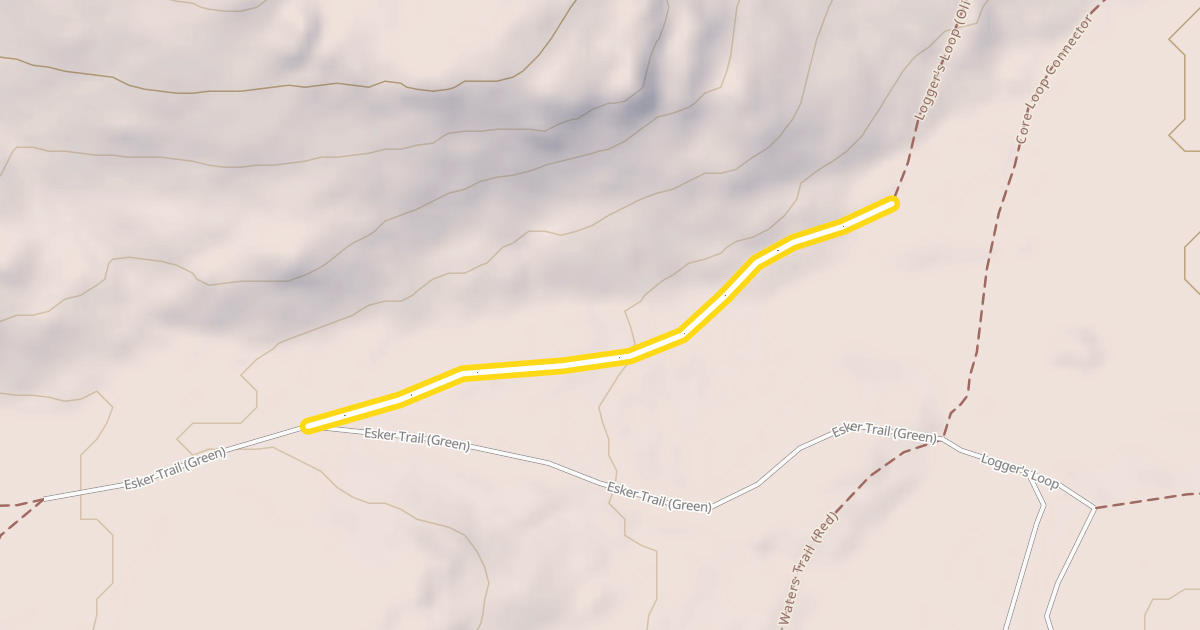 Map preview of Logger's Loop (Olive)