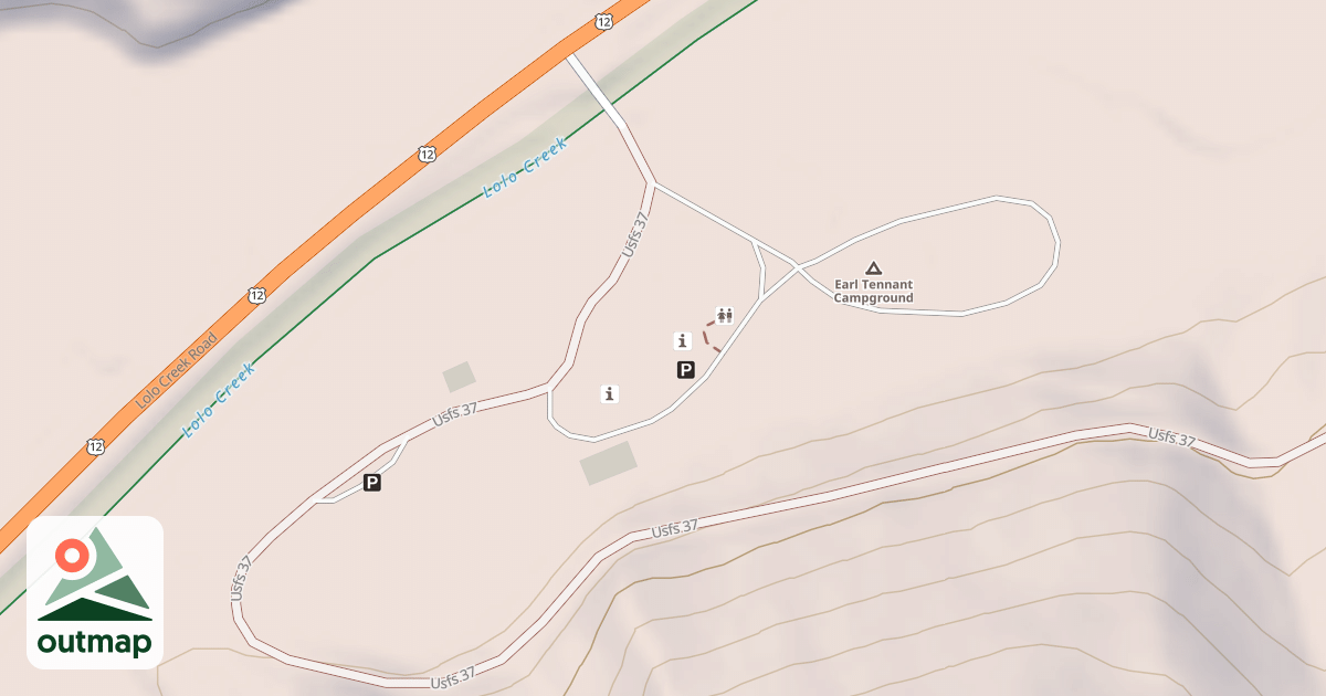 Map of EARL TENNANT WAREHOUSE